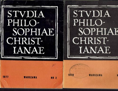 Studia Philosophiae Christianae, 1979 Nr 1 & 2