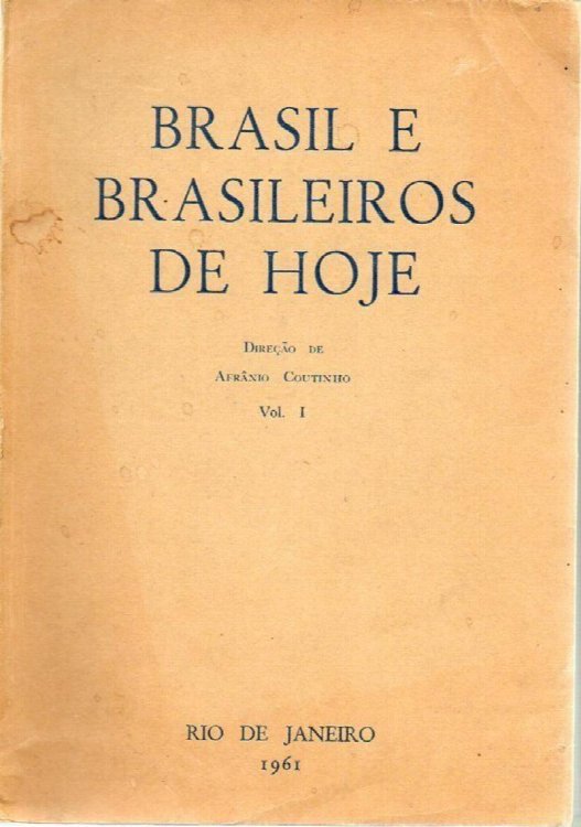 Brasil E Brasileiros De Hoje Vol. I