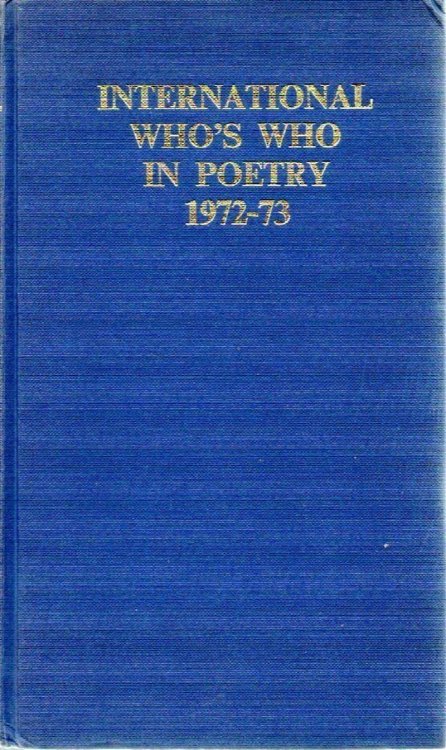 International Who's Who in Poetry 3d Ed.
