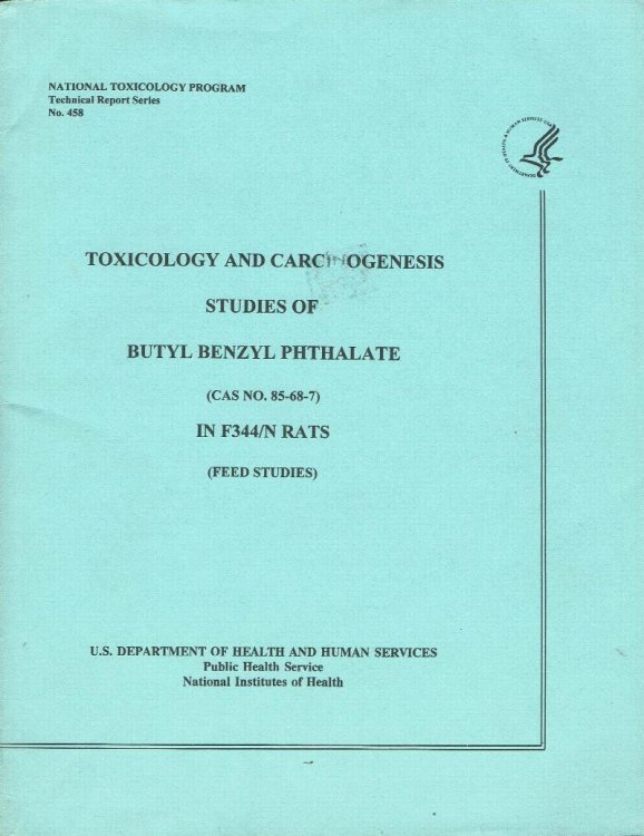 NTP Technical Report on the Toxicology and Carcinogenesis Studies of Butyl Benzyl Phthalate In f344/N Rats (Feed Studies)