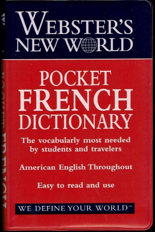Webster's New World Pocket French Dictionary English -French, French-English