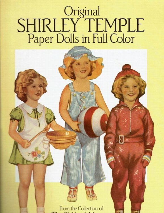 Original Shirley Temple Paper Dolls in Full Color