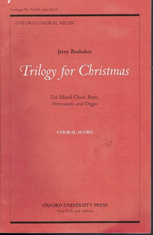 Trilogy for Christmas: Choral Score