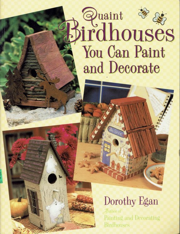 Quaint Birdhouses You Can Paint and Decorate