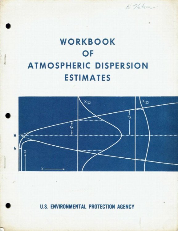Workbook of Atmospheric Dispersion Estimates