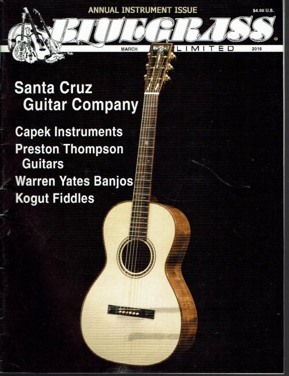 Bluegrass Unlimited Magazine, March 2016