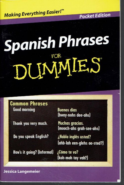 Spanish Phrases for Dummies, Pocket Ed.