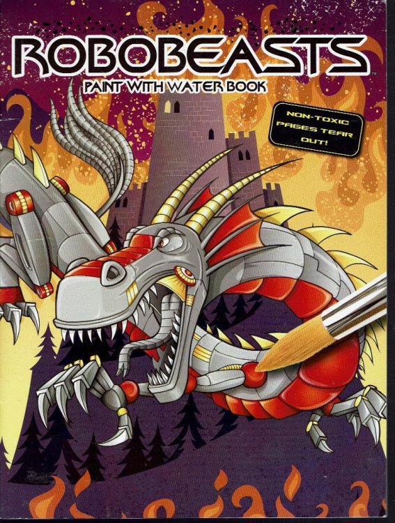 Robobeasts: Paint With Water Book