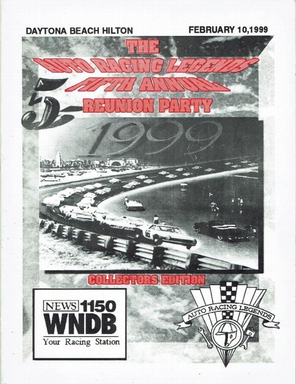 The Auto Racing Legends 5th Annual Reunion Party 1999, Program, Collectors Edition