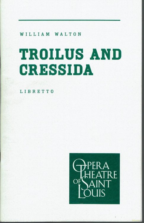 Troilus and Cressida: Libretto (English)