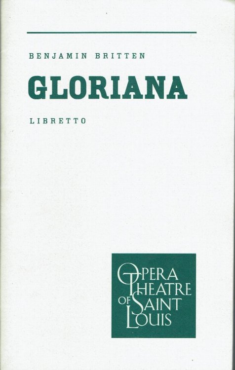 Gloriana: Libretto (English)