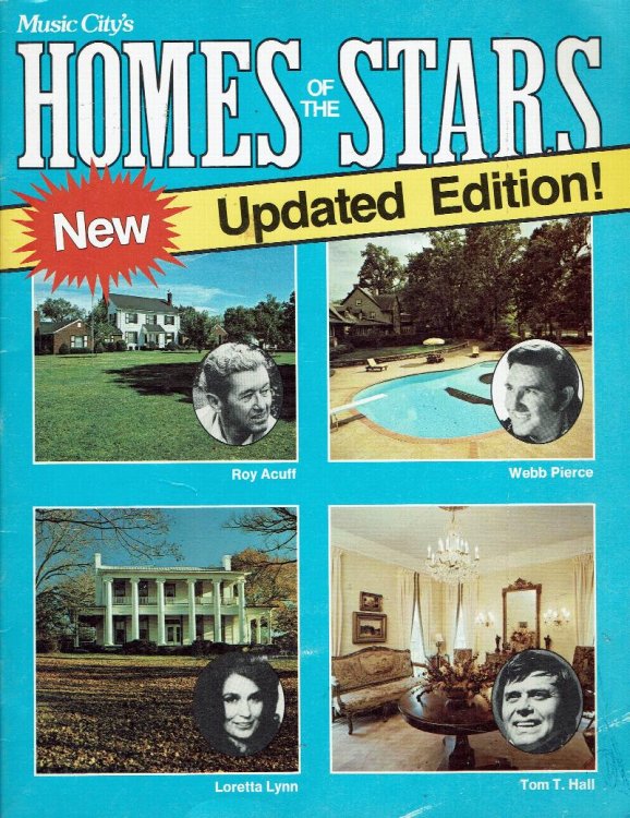 Music City's Homes of the Stars Updated 1985