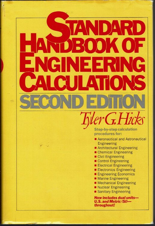 Standard Handbook of Engineering Calculations 2nd Ed