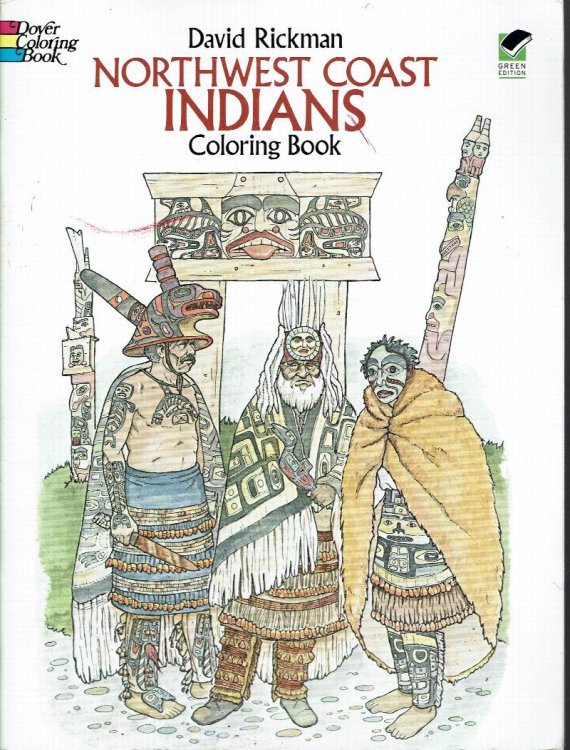 Northwest Coast Indians Coloring Book
