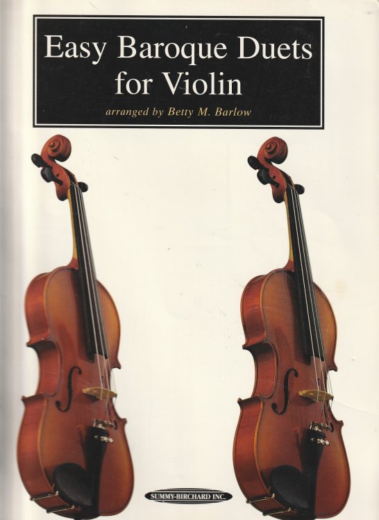 Easy Baroque Duets for Violin