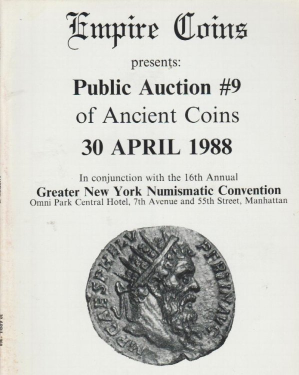 Empire Coins Public Auction #9 of Ancient Coins, 1988