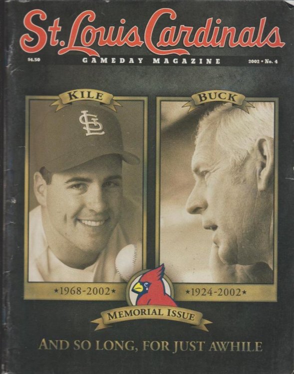 St. Louis Cardinals Gameday Magazine, 2002 Daryl Kile and Jack Buck Memorial Issue