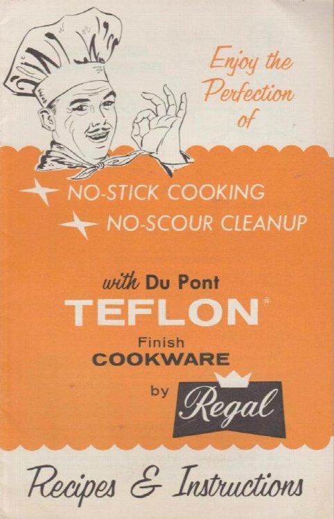 Regal Du Pont Teflon Cookware Recipes & Instructions