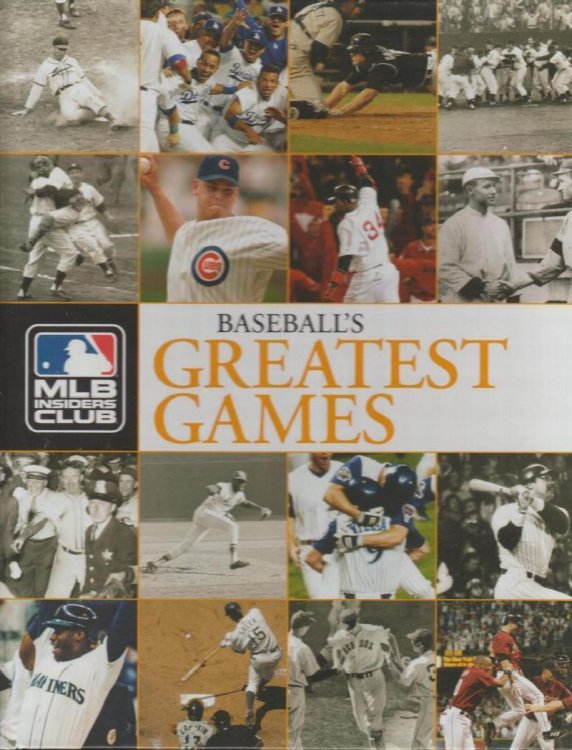 Baseball's Greatest Games