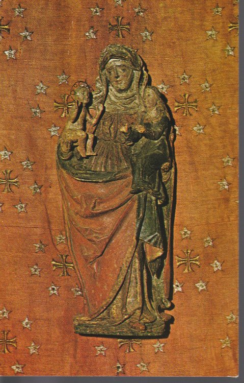 St.Ann Holding the Virgin and the Christ Child St. Phillip's in the Hills Eposcopal Chruch, Tucson AZ Postcard circa 1970