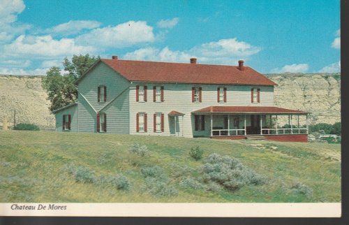 Medora, ND Chateau De Mores Marquis de Mores circa 1965 Postcard