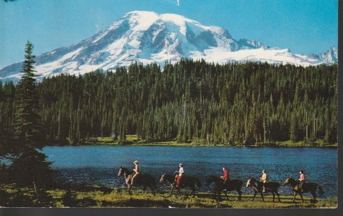 Mt Ranier WA Reflection Lake Trail 1957 Posted 2 Jefferson