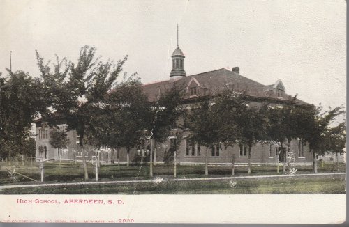 Aberdeen, SD High School, circa 1907