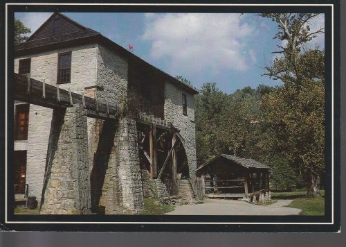 Indiana Grist Mill, Spring Mill State Park, Oversize Postcard