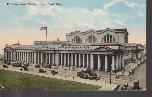Pennsylvania Station, NYC 1913 Vintage Postcard