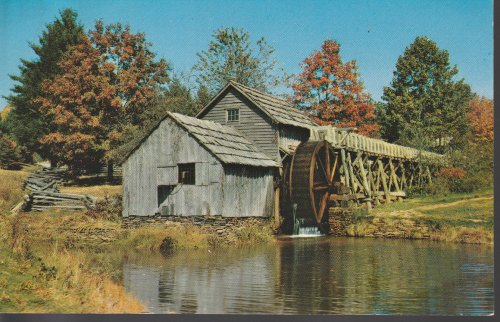 Rustic New England Mill, Rudy's Meredith NH circa 1980 Photo Postcard