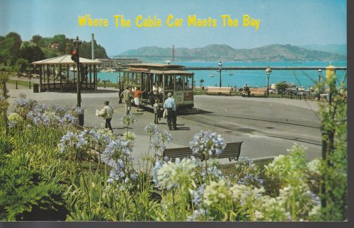 San Francisco Maritime State Historical Park, Hyde St. Photo Postcard, circa 1980