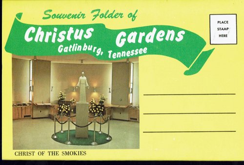 Christus Gardens, Gatlinburg, Tennessee; Vintage Postcard Book, (circa 1960)