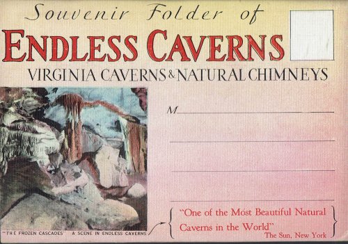 Endless Caverns: Virginia Caverns & Natural Chimneys, Vintage Postcard Book (circa 1930)