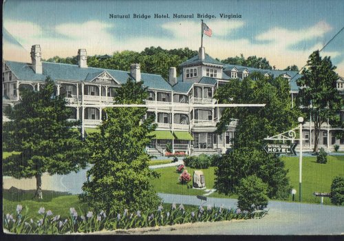 Natural Bridge Virginia; Vintage Postcard Book (1958)