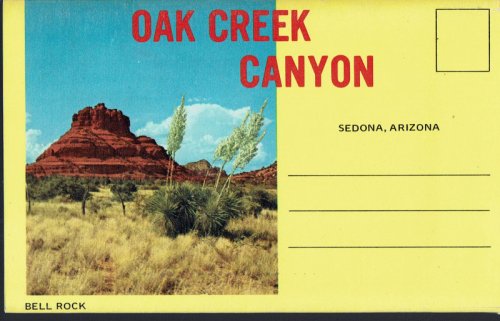 Oak Creek Canyon, Sedona AZ; Vintage Postcard Book (circa 1960)