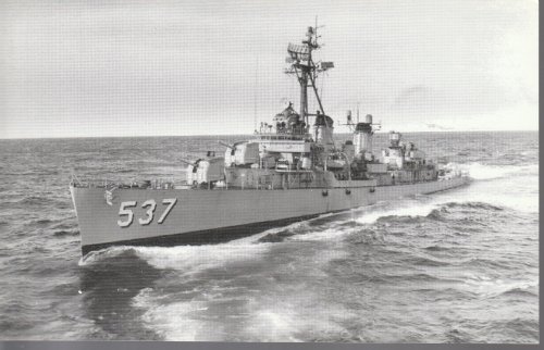 U.S.S. The Sullivans DD-537 Photo Postcard 1962