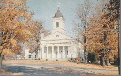 Dutch Reformed Church Walden NY circa 1955 Photo Postcard