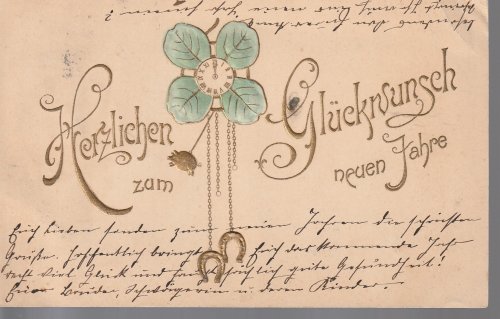 Grevesmuhlen Germany Postcard 1917 Herzlichen Glckwunsch Congratulations