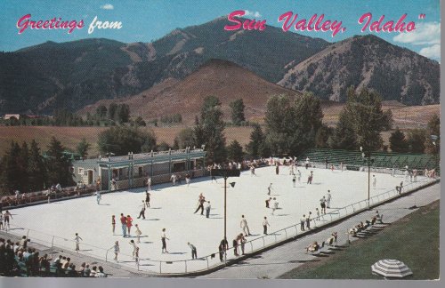 Sun Valley Idaho 1950 Ice Rink Baldy Mountain 3 Jefferson