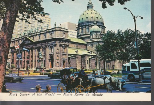 St James Cathedral Mary Queen of World Marie Reine du Minde Montreal Canada Postcard