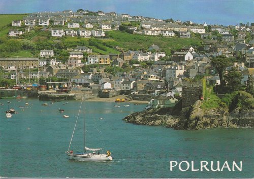Polruan Cornwall UK Fishing Village Fowey 40p Stamp 2001