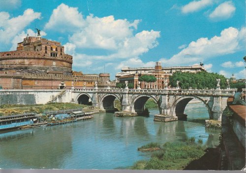 Rome Italy Bridge and Castle S. Angel 1979 XXI Giornata Del Francobollo L150