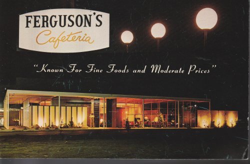 Phoenix AZ Ferguson's Cafeteria, Indian School At 27th circa 1960 Postcard Rare
