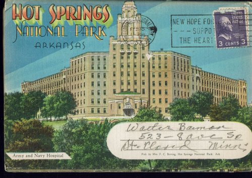 Hot Springs National Park Arkansas: Vintage Postcard Book
