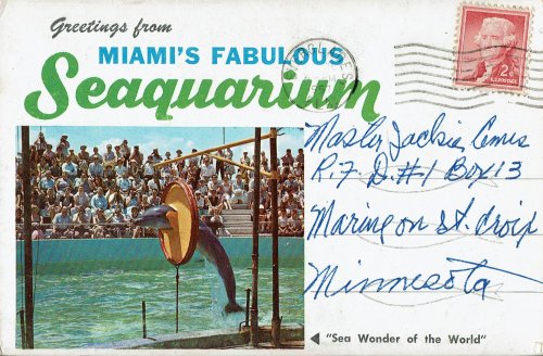 Miami's Fabulous Seaquarium: Vintage postcard book