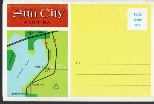 Del Webb's Sun City Florida: Vintage Postcard Book