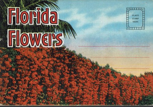 Florida Flowers: Vintage Postcard Book (circa 1935)