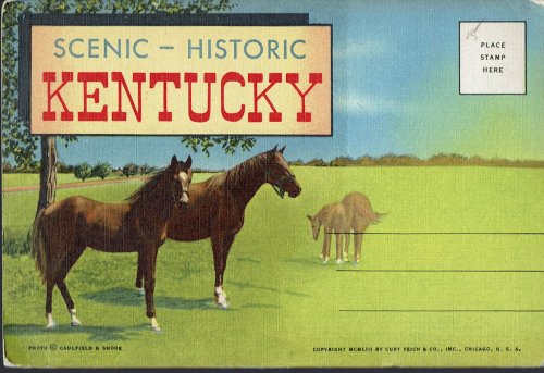 Scenic Historic Kentucky: Vintage Postcard Book (1953)