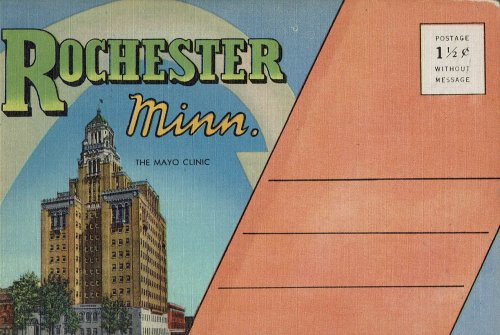 Rochester, MN, Vintage Postcard Book (1947)