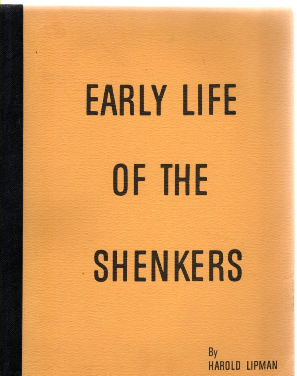 Image for Early Life of the Shenkers Early Life of the Shenkers